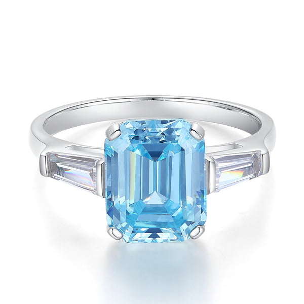 4.0ct Aquamarine And Diamond Ring