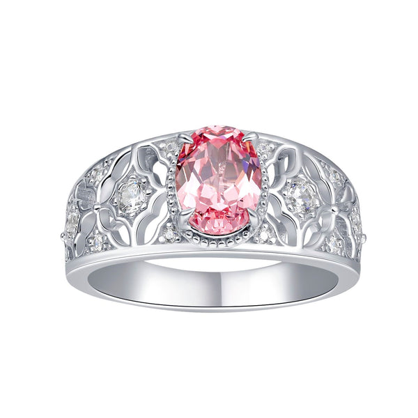 Padparadscha Sapphire Vintage Ring